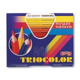Pastelky Koh-i-noor Triocolor silné / trojhranné / 24ks Pastelky Koh-i-noor Triocolor silné / trojhranné / 24ks