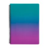 Blok kroužkový OMBRE - A4 / linka / růžová Blok kroužkový OMBRE - A4 / linka / růžová