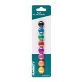 Magnety CONCORDE - průměr 20 mm / barevný mix / 8 ks Magnety CONCORDE - průměr 20 mm / barevný mix / 8 ks