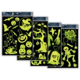 Dětské okenní folie 30 x 42 cm - halloween svítící Dětské okenní folie 30 x 42 cm - halloween svítící