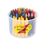 Voskové pastelky JOVI trojhranné - 60 ks + ořezávátko / v kelímku Voskové pastelky JOVI trojhranné - 60 ks + ořezávátko / v kelímku