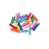 Kolíčky dekorační barevné 35 x 7 mm - 20 ks Kolíčky dekorační barevné 35 x 7 mm - 20 ks