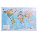 Pracovní podložky dekorované - jednostranná / mapa svět Pracovní podložky dekorované - jednostranná / mapa svět