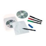 Obálky na CD / DVD - 100 ks / bílá Obálky na CD / DVD - 100 ks / bílá