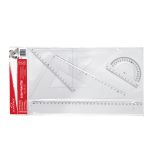 Souprava pravítek CONCORDE - sada 4 ks Souprava pravítek CONCORDE - sada 4 ks