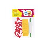 Pomůcky na modelování JOVI - 12 ks vykrajovátek + váleček Pomůcky na modelování JOVI - 12 ks vykrajovátek + váleček