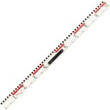 Magnetické pravítko na tabuli WISSNER - 100 cm / bílá Magnetické pravítko na tabuli WISSNER - 100 cm / bílá