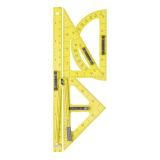 Potřeby na školní tabuli WISSNER - sada 5 ks / žlutá Potřeby na školní tabuli WISSNER - sada 5 ks / žlutá