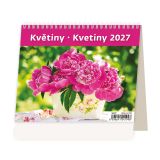 Kalendář stolní MINI - Květiny / SM07