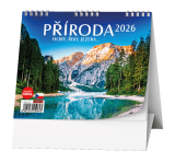 Kalendář stolní MINI Příroda, hory, řeky / BSL5