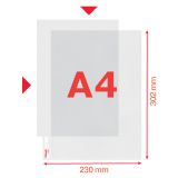 Závěsný obal Esselte LU - A4 / 105 my / 100 ks