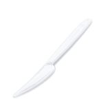 Nůž plastový 18,5 cm - bílá / 50 ks Nůž plastový 18,5 cm - bílá / 50 ks