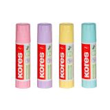 Lepicí tyčinka Kores PASTEL - 20g / mix barev Lepicí tyčinka Kores PASTEL - 20g / mix barev