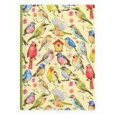 Kniha záznamní A5 - linka / 100 l / ptáčci Kniha záznamní A5 - linka / 100 l / ptáčci