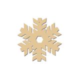 Dřevěný výřez - Vločka / průměr 6cm Dřevěný výřez - Vločka / průměr 6cm