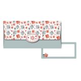 Vánoční obálka na peníze - šedá-bílá Vánoční obálka na peníze - šedá-bílá