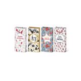 Vánoční dárková taška - mix Happy Holidays / 10 x 22 x 5,5 cm Vánoční dárková taška - mix Happy Holidays / 10 x 22 x 5,5 cm