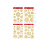 Okenní fólie Glitr - mix zlaté vločky / 20 x 30 cm Okenní fólie Glitr - mix zlaté vločky / 20 x 30 cm