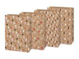 Vánoční sáček KRAFT 5 - mix motivů / 26 x 36 cm Vánoční sáček KRAFT 5 - mix motivů / 26 x 36 cm