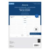 Náhradní vložka do diářů Filofax - kalendář A5 / denní