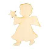 Dřevěný výřez - Anděl / 3x4cm