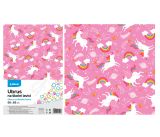 Ubrus na školní lavici - jednorožci