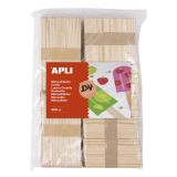 Nanuková dřívka APLI Jumbo přírodní / mix velikostí / 800 ks Nanuková dřívka APLI Jumbo přírodní / mix velikostí / 800 ks