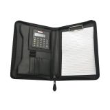 Spisovka se A5 zipem a blokem oficio - černá