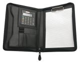 Spisovka se A5 zipem a blokem oficio - černá