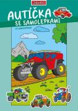 Omalovánka A4 se samolepkami - Autíčka