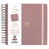 Fotoalbum Luxi - 24 x 21 cm / starorůžová srdce Fotoalbum Luxi - 24 x 21 cm / starorůžová srdce