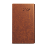 Diář VIVELLA - týdenní kapesní / hnědá