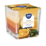 Vonná svíčka tříbarvená - Pomeranč Vonná svíčka tříbarvená - Pomeranč