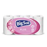Papír toaletní Big Soft Plus 2-vrstvý / 8 ks Papír toaletní Big Soft Plus 2-vrstvý / 8 ks