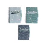 Blok kroužkový Pukka Pad Glee - A5 / linka / mix barev Blok kroužkový Pukka Pad Glee - A5 / linka / mix barev