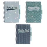 Blok kroužkový Pukka Pad Glee - A5 / linka / mix barev