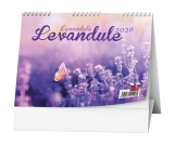Kalendář stolní obrázkový Levandule / BSV5 Kalendář stolní obrázkový Levandule / BSV5