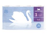 Papír toaletní Harmony Soft 3-vrstvý / 8 ks