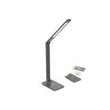 Lampa Solight LED stmívatelná s bezdrátovým nabíjením - šedá Lampa Solight LED stmívatelná s bezdrátovým nabíjením - šedá