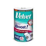 Utěrky papírové Velvet Boost - 150 útržků / třívrstvé Utěrky papírové Velvet Boost - 150 útržků / třívrstvé