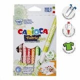 Popisovače Carioca na textil - 10 ks