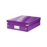 Organizační box Leitz Click&Store - velikost M / purpurová