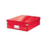 Organizační box Leitz Click&Store - velikost M / červená Organizační box Leitz Click&Store - velikost M / červená