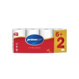 Papír toaletní PrimaSoft - 3- vrstvý / 6+2 rolí Papír toaletní PrimaSoft - 3- vrstvý / 6+2 rolí