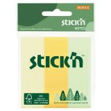 Samolepicí záložky Stick´n by Hopax FSC COC - 76 x 25 mm / 3 x 50 lístků / pastelové barvy Samolepicí záložky Stick´n by Hopax FSC COC - 76 x 25 mm / 3 x 50 lístků / pastelové barvy
