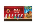 Barvy akrylové - sada 10 ks Barvy akrylové - sada 10 ks