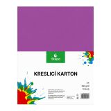 Barevný karton - A4 / 180 g / 10 listů / barevný mix Barevný karton - A4 / 180 g / 10 listů / barevný mix