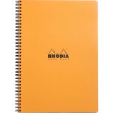 Blok kroužkový Clairefontaine Rhodia A4+ - linka / 80 listů / oranžová Blok kroužkový Clairefontaine Rhodia A4+ - linka / 80 listů / oranžová
