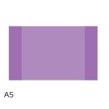 Obal na sešity A5 - pastel fialová Obal na sešity A5 - pastel fialová