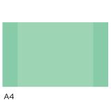 Obal na sešity A4 - pastel zelená